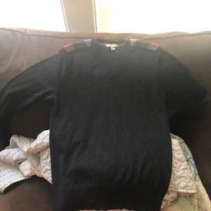 Burberry v neck cashmere sweater